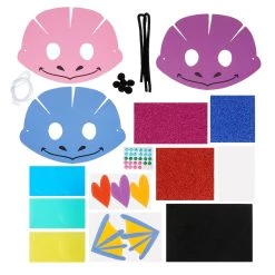 Best Sale 👍 8 Pack: Dragon 3D Mask Craft Kit by Creatology™ ✨ -Cheap Creatology Store 10689619 2 1