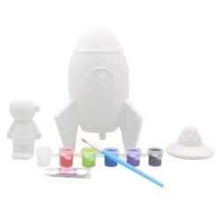 Best Sale 🧨 6 Pack: Ceramic Rocket Craft Kit by Creatology™ 🎁