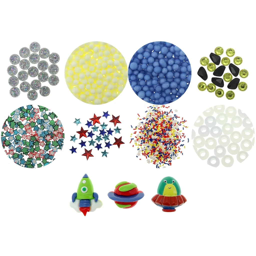 Top 10 👍 12 Pack: Space Sensory Embellishment Kit by Creatology™ 🎉 4 Top 10 👍 12 Pack: Space Sensory Embellishment Kit by Creatology™ 🎉 - Image 2