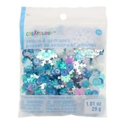 Buy 🎉 Winter Themed Sequin & Gem Mix by Creatology™ 🥰