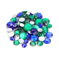 Hot Sale ✔️ Green & Blue Round Mix Gems by Creatology™ ✨