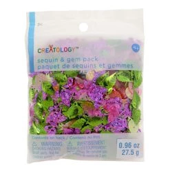 Deals 🧨 12 Pack: Tropical Sequin & Gem Pack by Creatology™ ⌛