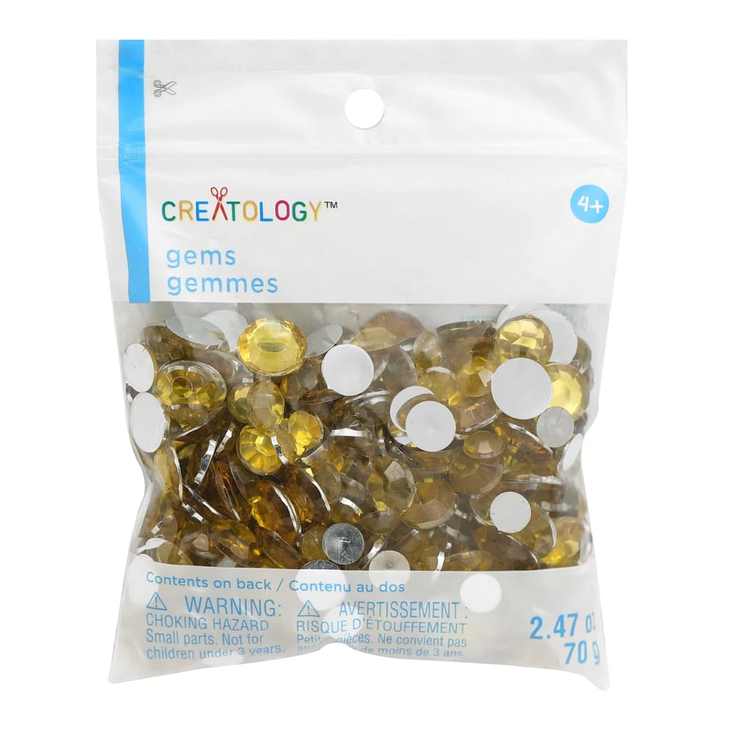 Wholesale ✔️ Gold Round Mix Gems by Creatology™ 😍 4 Wholesale ✔️ Gold Round Mix Gems by Creatology™ 😍 - Image 2