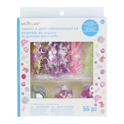 Best deal ⭐ Unicorn Themed Sequin & Gem Embellishment Pack by Creatology™ ⌛