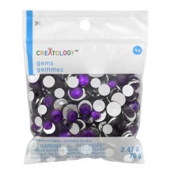 Cheap ✔️ Purple Round Mix Gems by Creatology™ ✨ -Cheap Creatology Store 10689730 1