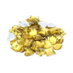 Discount 🛒 12 Pack: Gold Shapes Mix Gems by Creatology™ ⭐