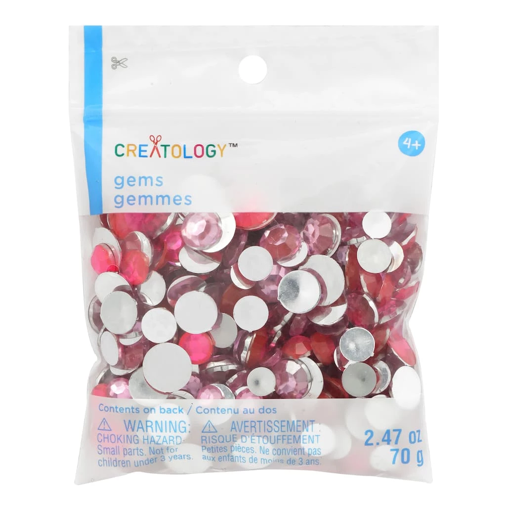 Buy ๐ 12 Pack: Dark & Light Pink Round Mix Gems by Creatology™ โจ 4 Buy ๐ 12 Pack: Dark & Light Pink Round Mix Gems by Creatology™ โจ - Image 2