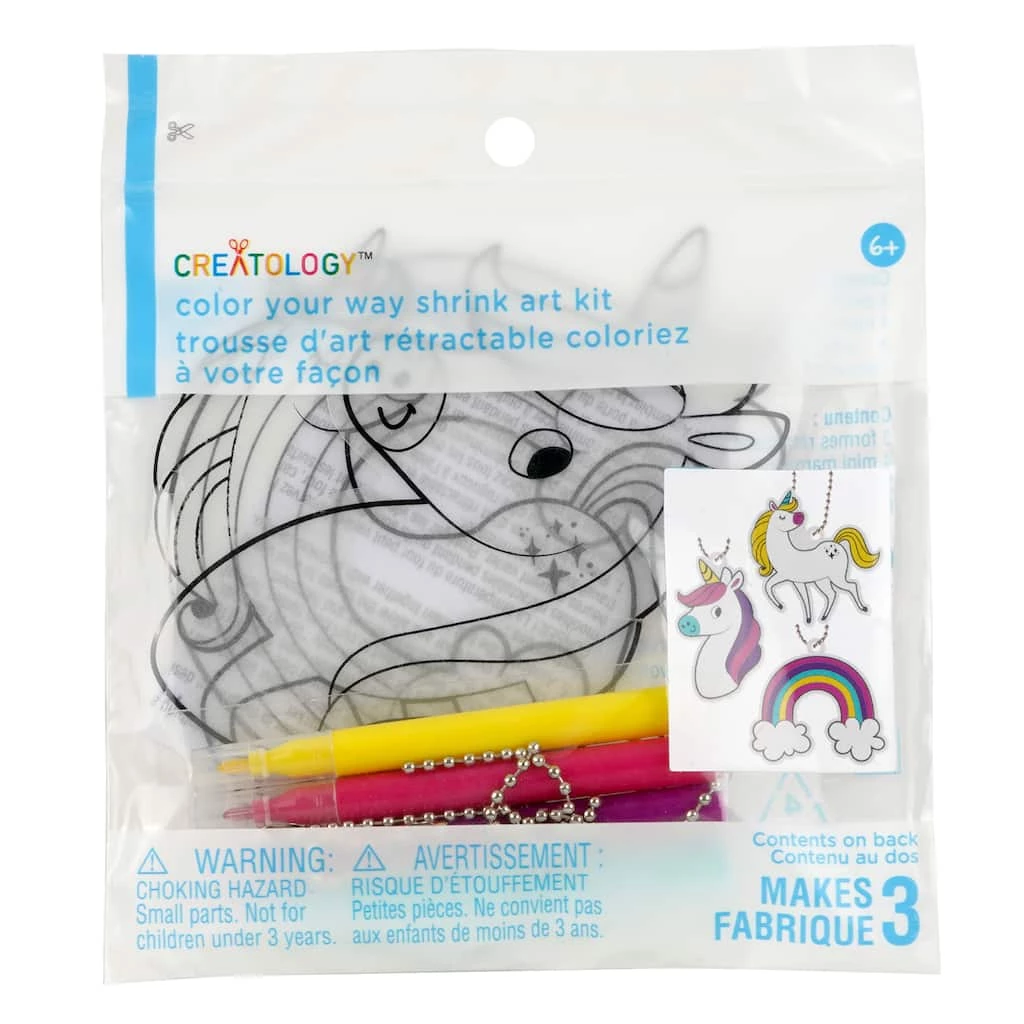 Flash Sale 🔥 12 Pack: Color Your Way Unicorn Shrink Art Kit by Creatology™ ⭐ 4 Flash Sale 🔥 12 Pack: Color Your Way Unicorn Shrink Art Kit by Creatology™ ⭐ - Image 2