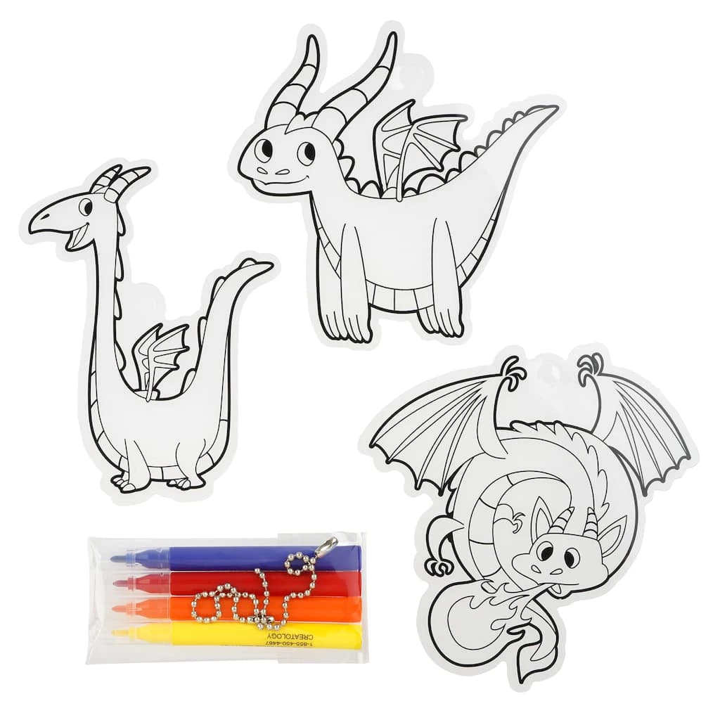 Wholesale โ 12 Pack: Color Your Way Dragon Shrink Art Kit by Creatology™ ๐ 5 Wholesale โ 12 Pack: Color Your Way Dragon Shrink Art Kit by Creatology™ ๐ - Image 3