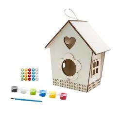 Buy 🔔 Wooden Birdhouse Craft Kit by Creatology™ 🔔 -Cheap Creatology Store 10690038 3