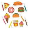 Brand new 😉 12 Pack: Food Color Your Way Wood Play Kit by Creatology™ ❤️ -Cheap Creatology Store 10690040 2 1