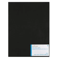 Best Sale 🎉 9" x 12" Black Felt Sheets, 18ct. by Creatology™ 🛒