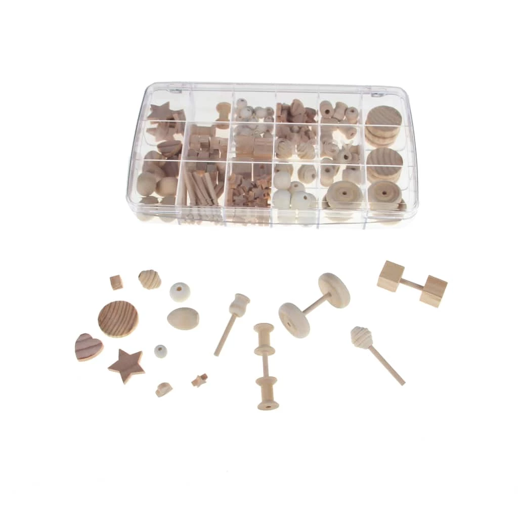 Deals ❤️ 6 Pack: Wood Crafting Assortment Kit by Creatology™ ✔️ 4 Deals ❤️ 6 Pack: Wood Crafting Assortment Kit by Creatology™ ✔️ - Image 2