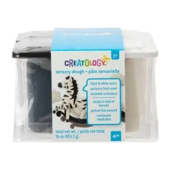 Top 10 👍 Black & White Sensory Dough, 4ct. by Creatology™ ✔️