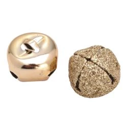 Flash Sale 😀 20mm Shiny & Glitter Gold Bells Mix by Creatology™ ⌛