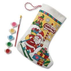 Hot Sale ✔️ Christmas Santa Stocking Craft Kit by Creatology™ 🧨 -Cheap Creatology Store 10701887 2