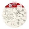 Budget ⭐ Let It Snow Round Canvas Painting Kit by Creatology™ 🥰 -Cheap Creatology Store 10701995 1