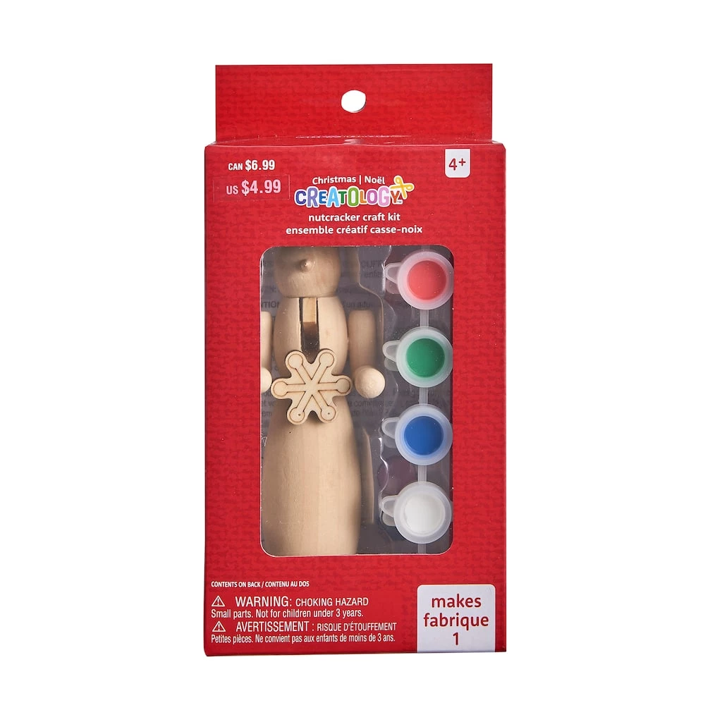 Coupon 😉 6" Wood Snowman Nutcracker Craft Painting Kit by Creatology™ 🎄 Christmas 😍 3 Coupon 😉 6" Wood Snowman Nutcracker Craft Painting Kit by Creatology™ 🎄 Christmas 😍