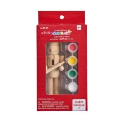Cheapest 🥰 6" Wood Gingerbread Nutcracker Craft Painting Kit by Creatology™ 🔔 Christmas 🌟