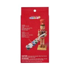 Cheapest 🥰 6" Wood Gingerbread Nutcracker Craft Painting Kit by Creatology™ 🔔 Christmas 🌟 -Cheap Creatology Store 10702005 3