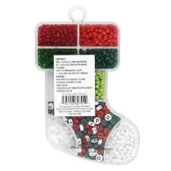 Cheap 👍 Traditional 🔔 Christmas Stocking Bead Box Kit by Creatology™ 🤩 -Cheap Creatology Store 10702182 6