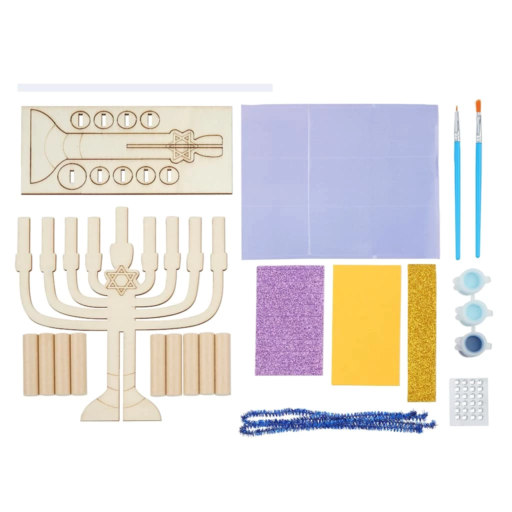 Cheap ๐ Menorah 3D Wood Craft Kit by Creatology™ ๐ 4 Cheap ๐ Menorah 3D Wood Craft Kit by Creatology™ ๐ - Image 2