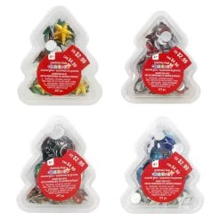Brand new 🎁 Assorted 🎄 Christmas Gems In Tree Shaped Container by Creatology™ ✨