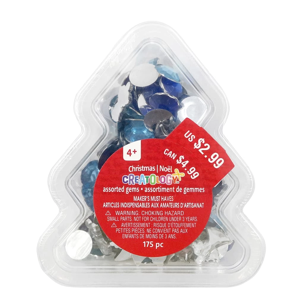 Brand new 🎁 Assorted 🎄 Christmas Gems In Tree Shaped Container by Creatology™ ✨ 12 Brand new 🎁 Assorted 🎄 Christmas Gems In Tree Shaped Container by Creatology™ ✨ - Image 10