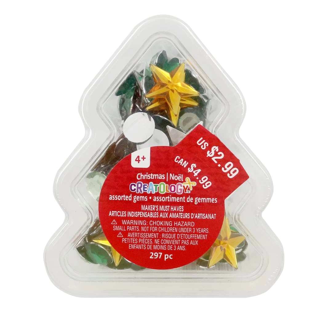 Brand new 🎁 Assorted 🎄 Christmas Gems In Tree Shaped Container by Creatology™ ✨ 13 Brand new 🎁 Assorted 🎄 Christmas Gems In Tree Shaped Container by Creatology™ ✨ - Image 11