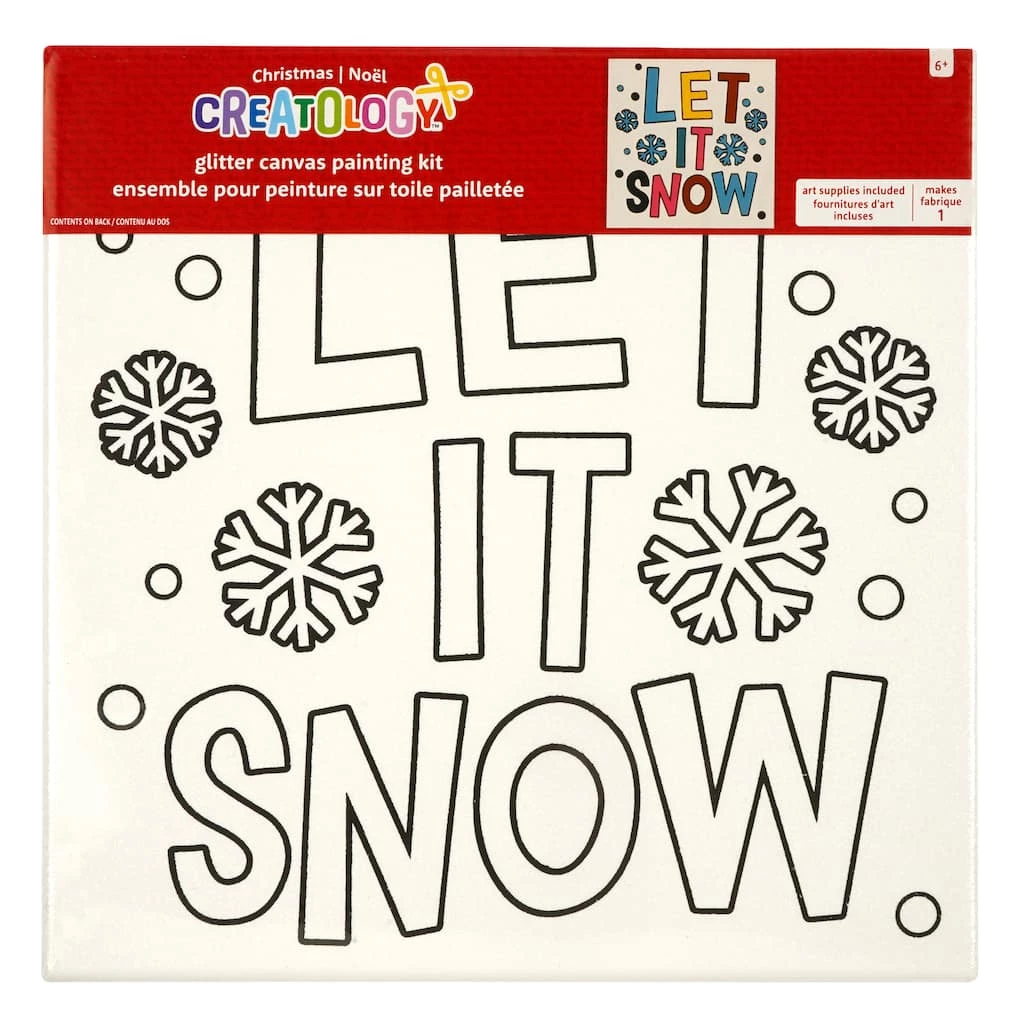 Best Pirce 💯 Let It Snow Glitter Canvas Painting Kit by Creatology™ ⭐ 3 Best Pirce 💯 Let It Snow Glitter Canvas Painting Kit by Creatology™ ⭐