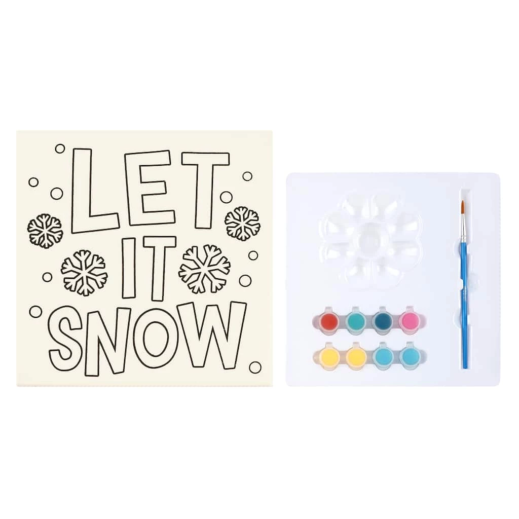 Best Pirce 💯 Let It Snow Glitter Canvas Painting Kit by Creatology™ ⭐ 4 Best Pirce 💯 Let It Snow Glitter Canvas Painting Kit by Creatology™ ⭐ - Image 2
