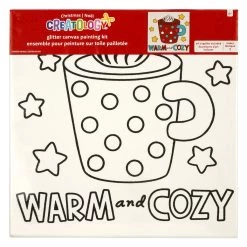 Top 10 🧨 Warm & Cozy Mug Glitter Canvas Painting Kit by Creatology™ 🧨