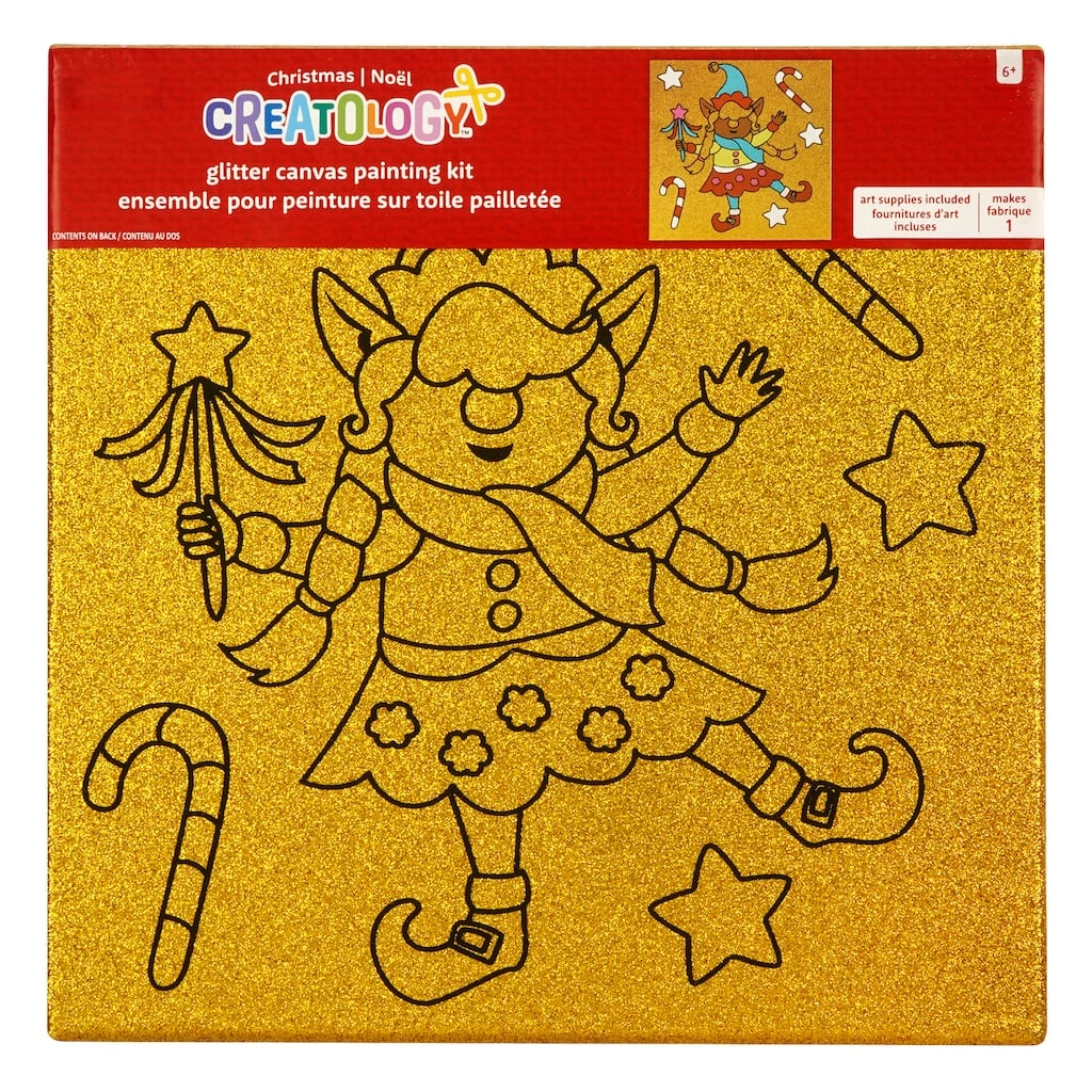 Best reviews of 🥰 Gold Glitter Elf Canvas Painting Kit by Creatology™ 💯 3 Best reviews of 🥰 Gold Glitter Elf Canvas Painting Kit by Creatology™ 💯