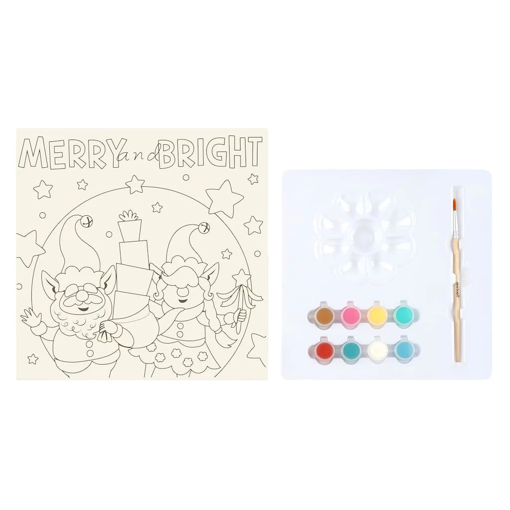 Deals 🤩 Christmas Elves Canvas Painting Kit by Creatology™ 🎁 4 Deals 🤩 Christmas Elves Canvas Painting Kit by Creatology™ 🎁 - Image 2