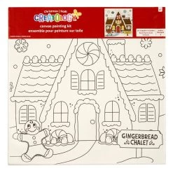 Flash Sale 🔔 Gingerbread Chalet Canvas Painting Kit by Creatology™ 🥰