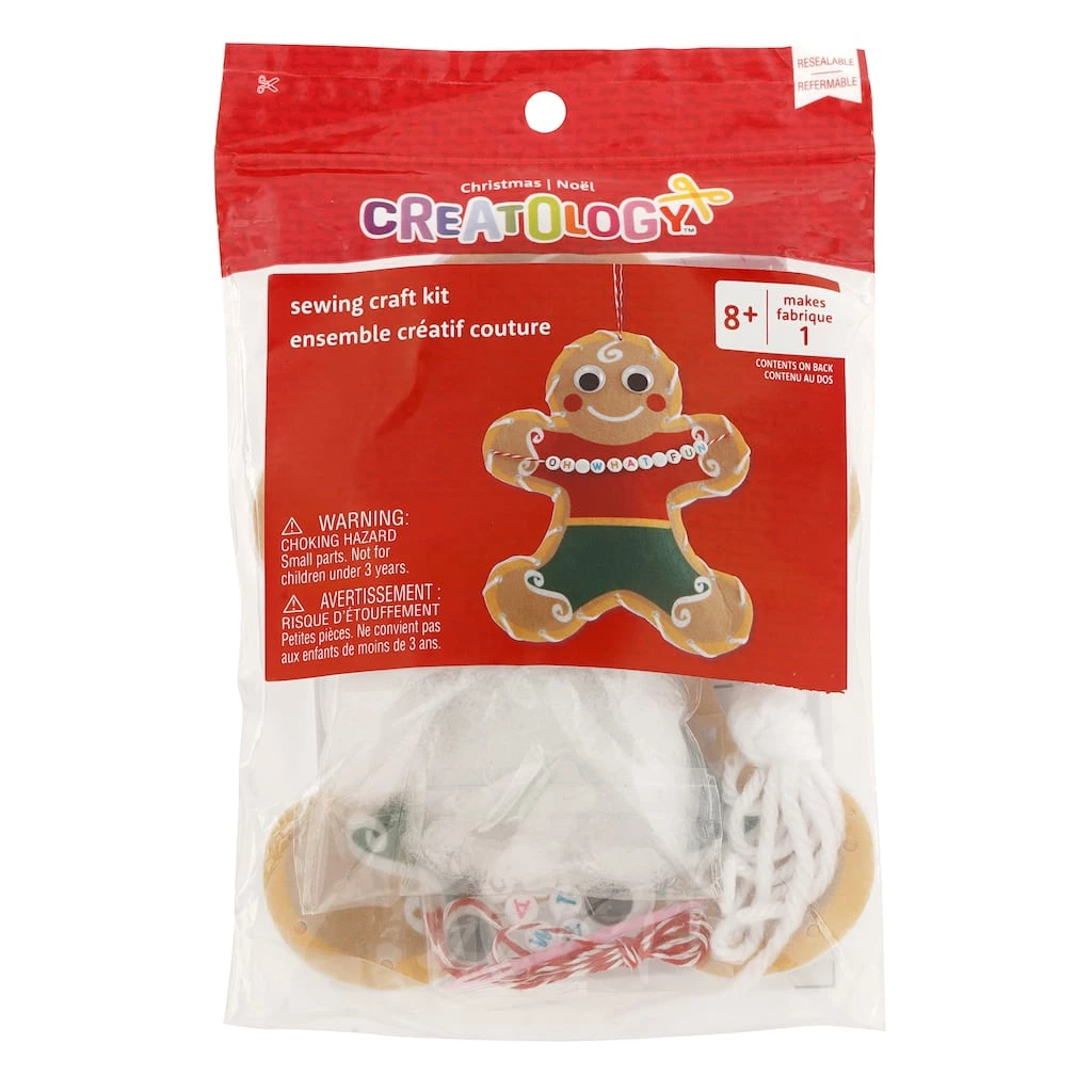 Deals ⌛ Gingerbread Felt Sewing Kit by Creatology™ 😉 3 Deals ⌛ Gingerbread Felt Sewing Kit by Creatology™ 😉
