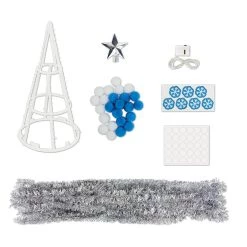 Cheap ⭐ Christmas Tinsel Tree Décor Craft Kit by Creatology™ 🔥 -Cheap Creatology Store 10702412 4