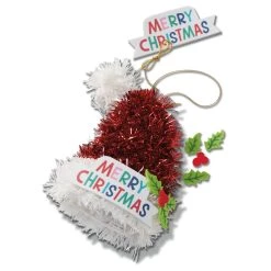 Best Sale 👏 Tinsel Santa Hat Ornament Craft Kit by Creatology™ 🤩 -Cheap Creatology Store 10702424 4