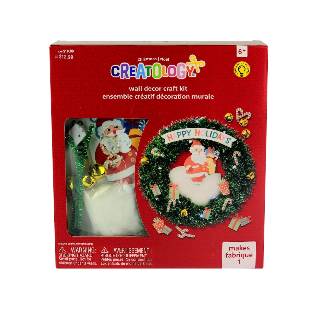 Wholesale ๐ฏ Happy Holidays Tinsel Wreath Craft Kit by Creatology™ โค๏ธ 3 Wholesale ๐ฏ Happy Holidays Tinsel Wreath Craft Kit by Creatology™ โค๏ธ