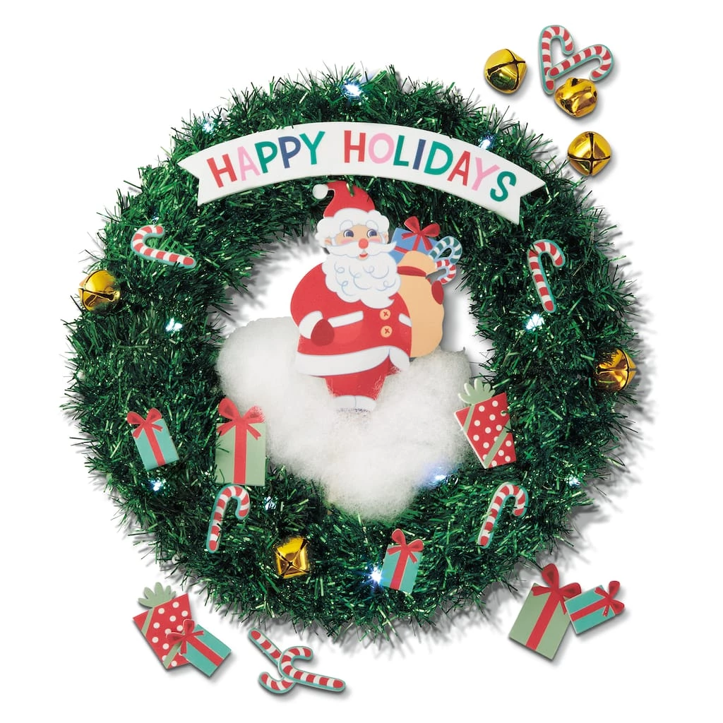 Wholesale ๐ฏ Happy Holidays Tinsel Wreath Craft Kit by Creatology™ โค๏ธ 4 Wholesale ๐ฏ Happy Holidays Tinsel Wreath Craft Kit by Creatology™ โค๏ธ - Image 2