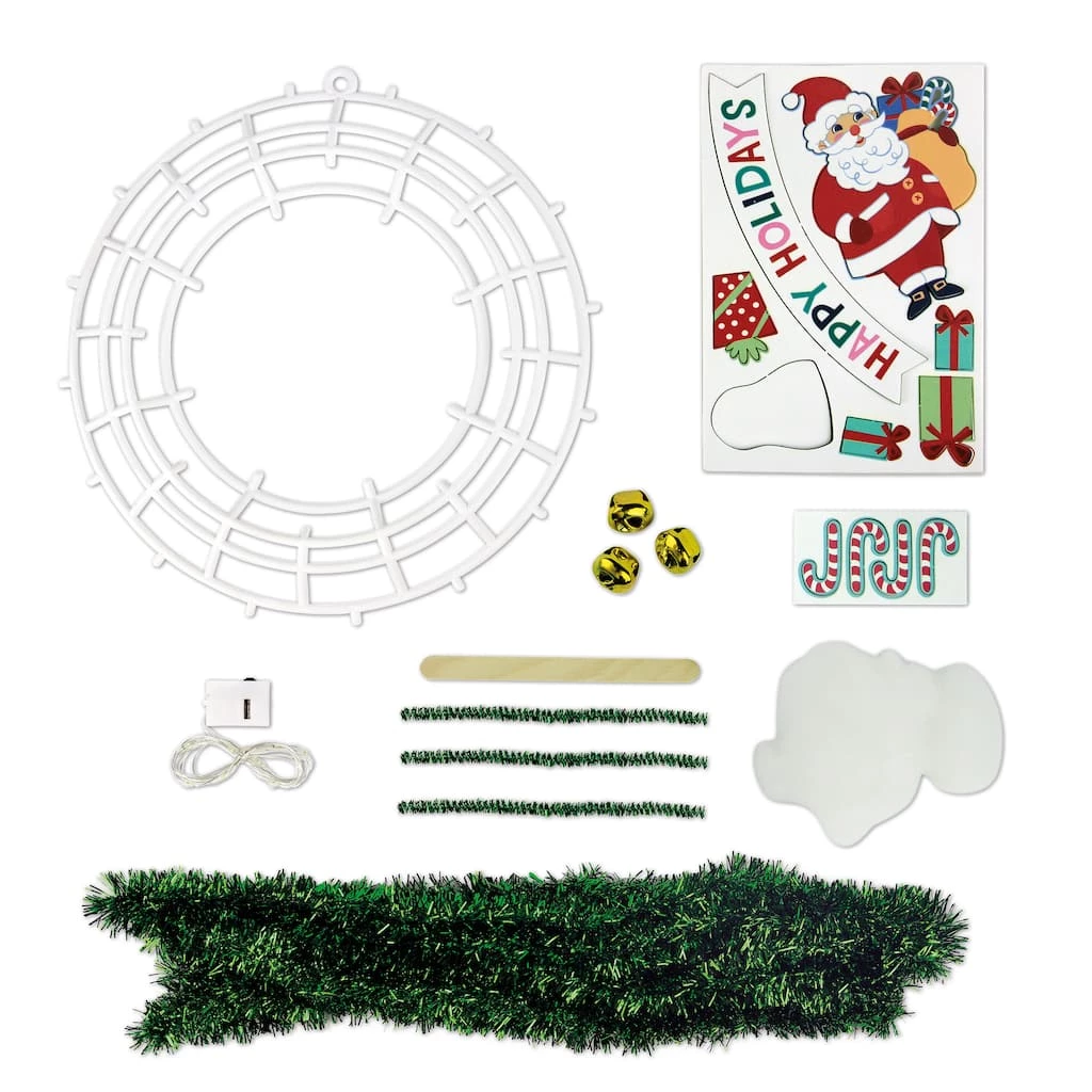Wholesale ๐ฏ Happy Holidays Tinsel Wreath Craft Kit by Creatology™ โค๏ธ 5 Wholesale ๐ฏ Happy Holidays Tinsel Wreath Craft Kit by Creatology™ โค๏ธ - Image 3