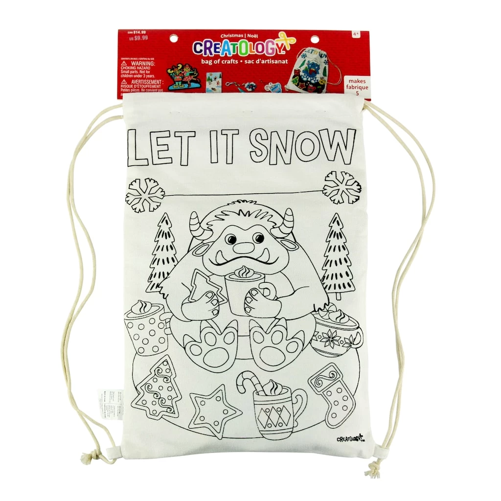Outlet 🎉 Christmas Yeti Bag Of Crafts by Creatology™ 😉 3 Outlet 🎉 Christmas Yeti Bag Of Crafts by Creatology™ 😉