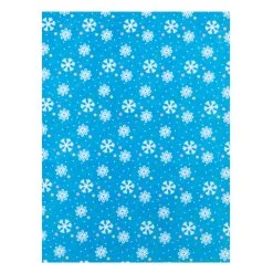 Outlet 🌟 9" x 12" Blue With White Snowflakes Felt Sheets by Creatology™, 10ct. 🛒