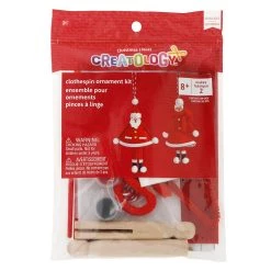 Outlet ❤️ Mr. & Mrs. Claus Clothespin Ornament Kit by Creatology™ 🔔