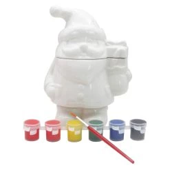 New 🧨 Santa Color Your Own Cookie Jar Kit by Creatology™ 💯