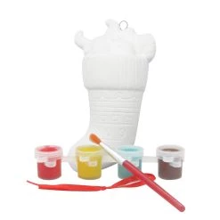 Cheap 🧨 Stocking Color Your Own 3D Ceramic Ornament Kit by Creatology™ 🧨