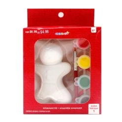 Deals 👏 Gingerbread Man Color Your Own 3D Ceramic Ornament Kit by Creatology™ 🔔 -Cheap Creatology Store 10703213 2