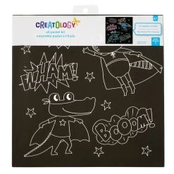 New 🛒 Color Your Own Superhero Oil Pastel Kit by Creatology™ 🔥