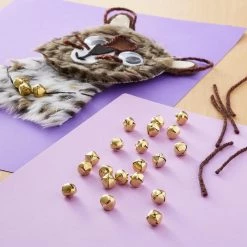 Promo 🎉 12 Packs: 70 ct. (840 total) 9mm Gold Jingle Bells by Creatology™ 😀 -Cheap Creatology Store MP043509 20