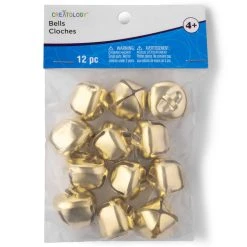Buy 💯 12 Packs: 12 ct. (144 total) 25mm Gold Jingle Bells by Creatology™ 🤩 -Cheap Creatology Store MP043511 20